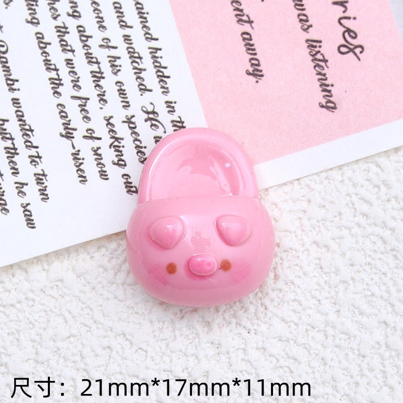 Pig Slippers Charm