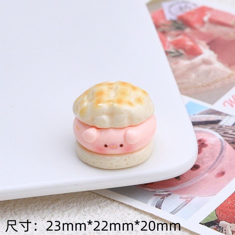 Pig Burger Charm