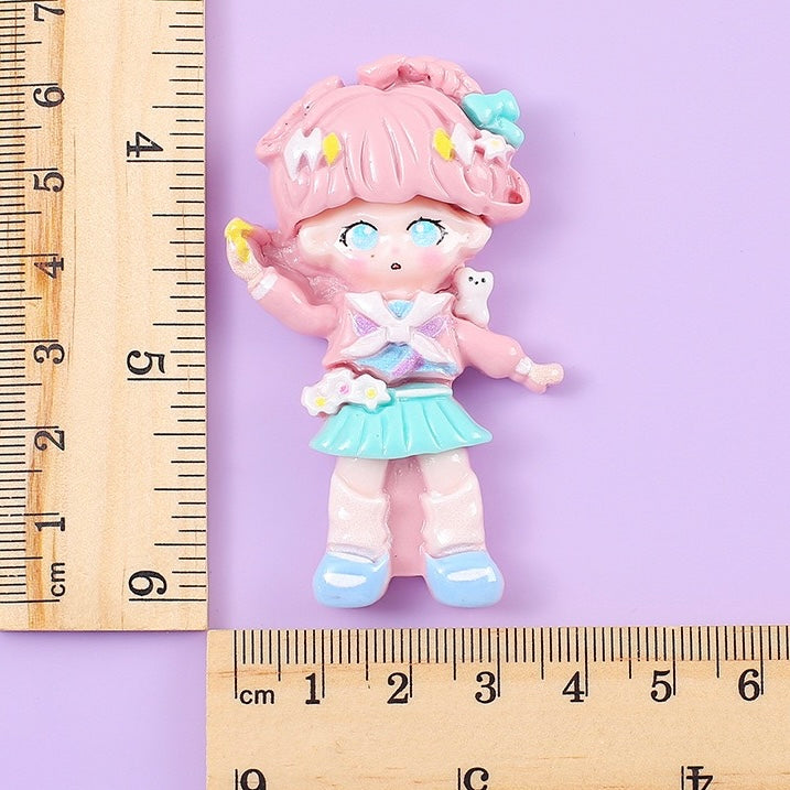 Large Cute Girl Charm