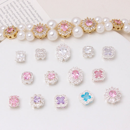 Multi-Pored Diamond-Encrusted Alloy Beads