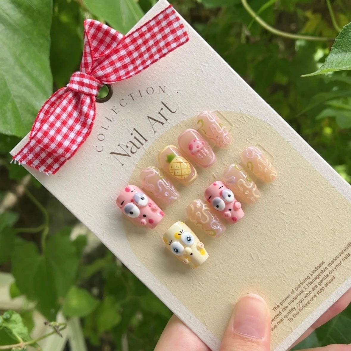 Spongebob Handmade Nails