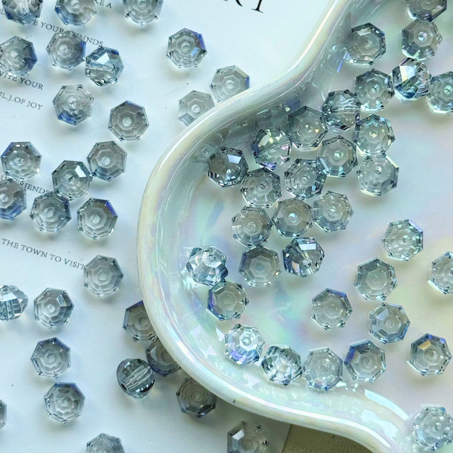 8mm Crystal Glass Beads