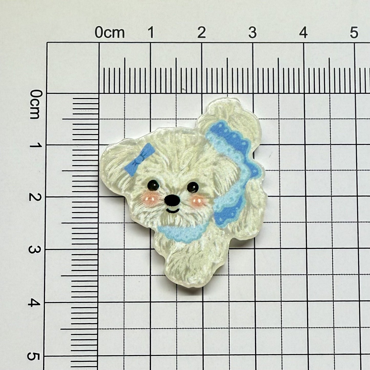 Cute Puppy Acrylic Patch