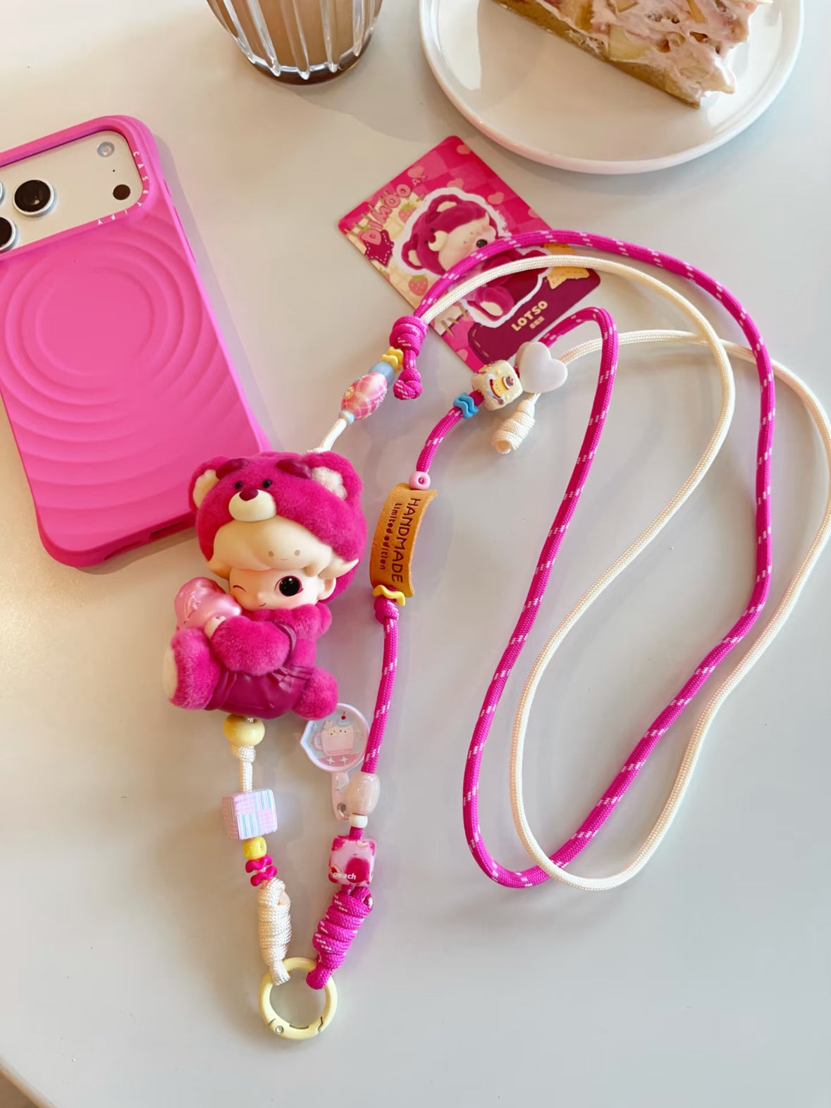 Long‑Style Phone Bag Charm