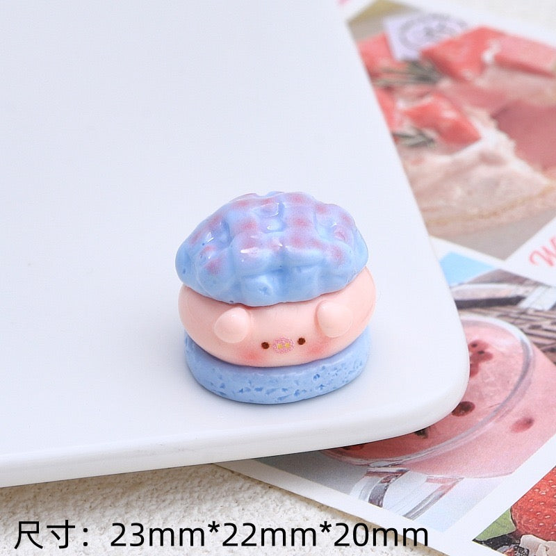 Pig Burger Charm