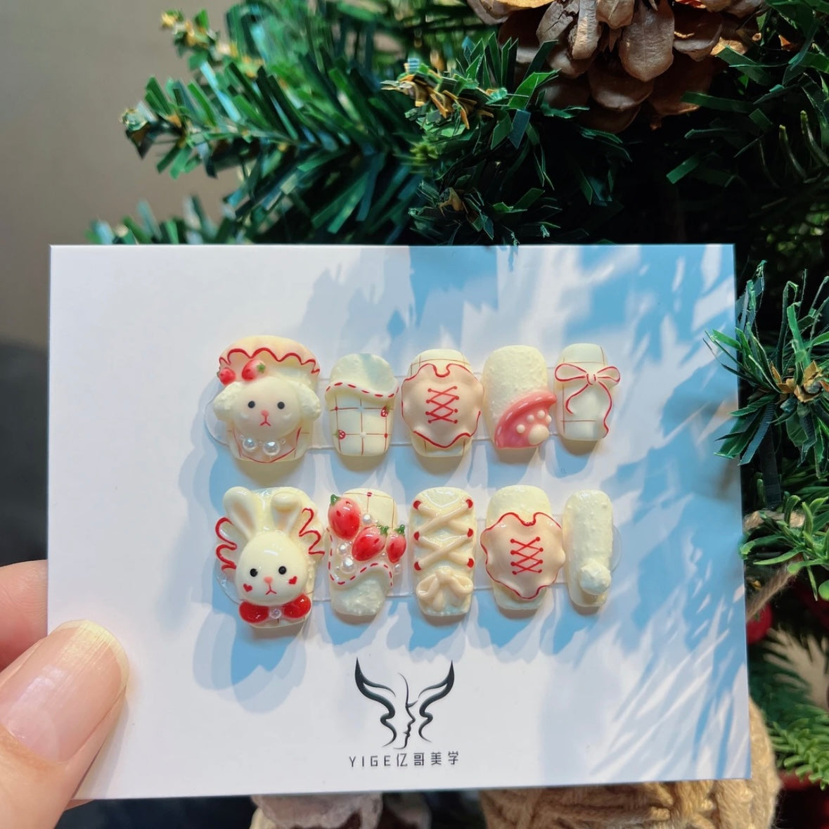 Handmade Rabbit Nails