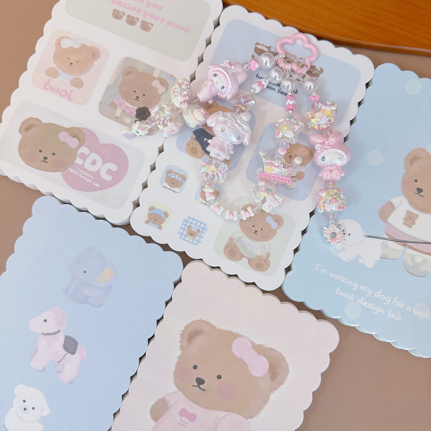 Bear‑themed Packaging Card