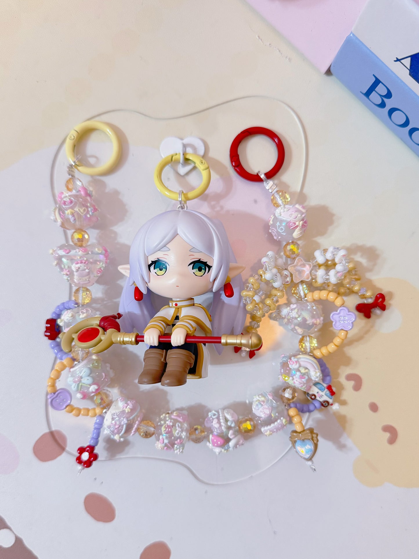 Cute Girl Handmade Keychain