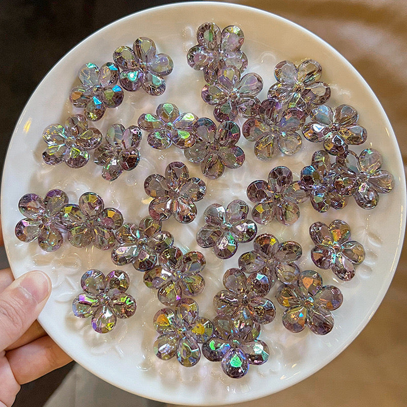 Floral Acrylic Charm