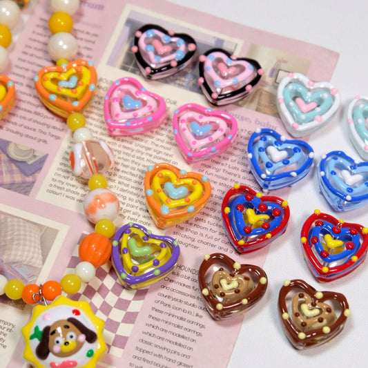 Hand-Painted Love Bead