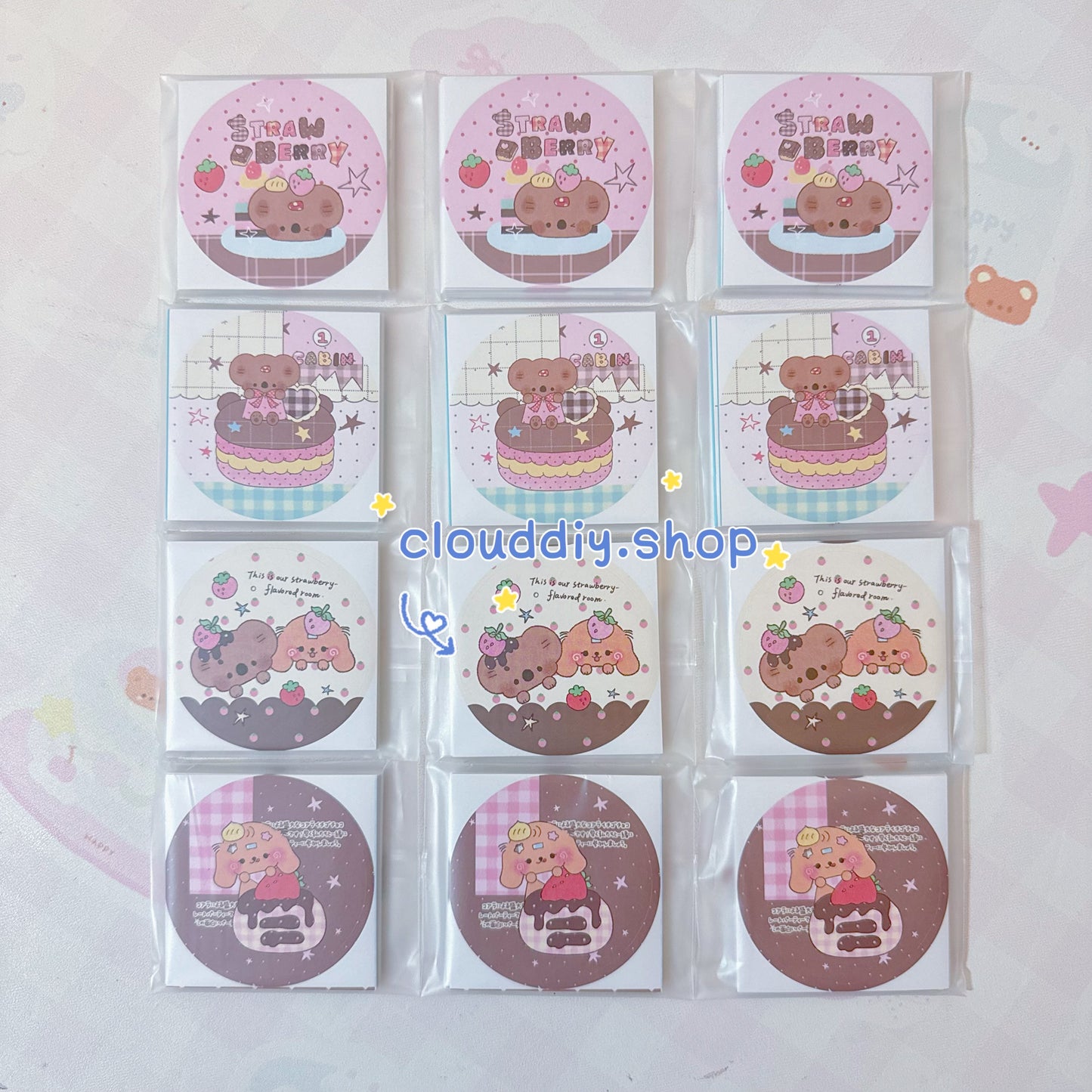 Cute Packaging Stickerss