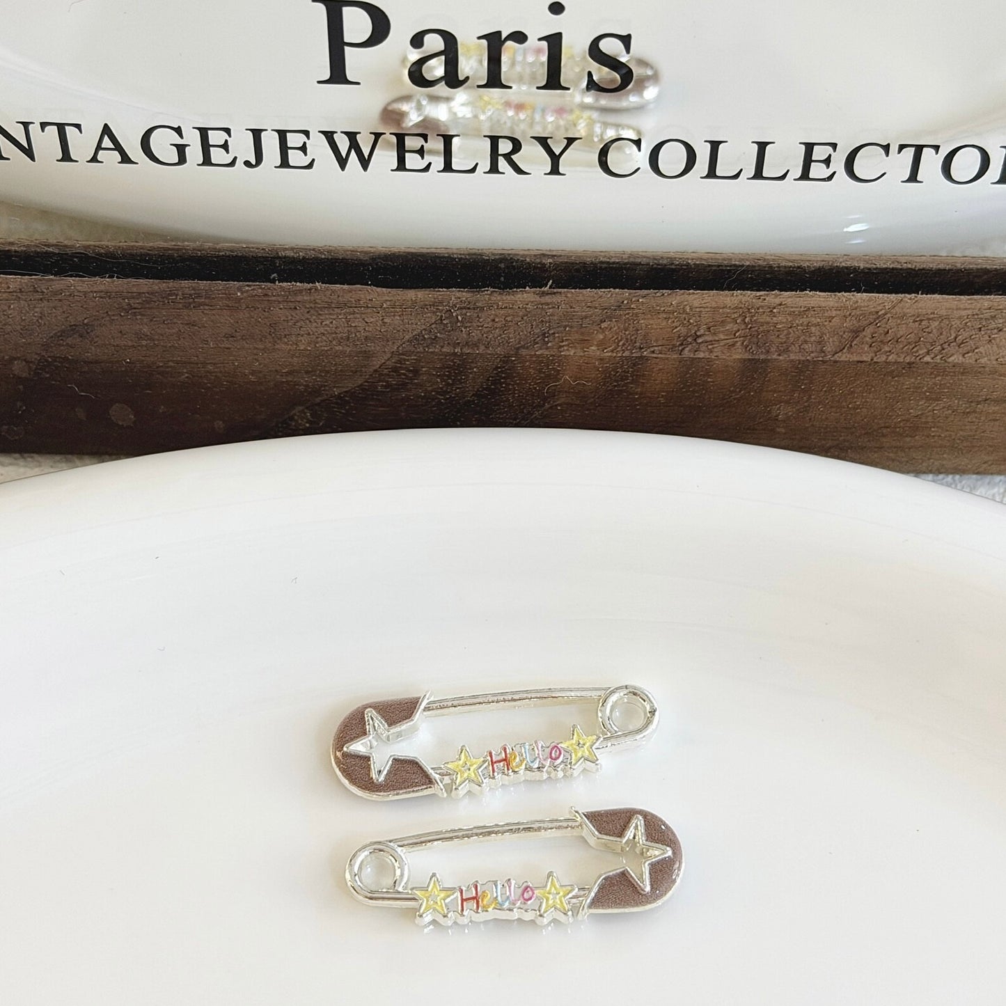 Alloy Safety Pins for DIY Beading