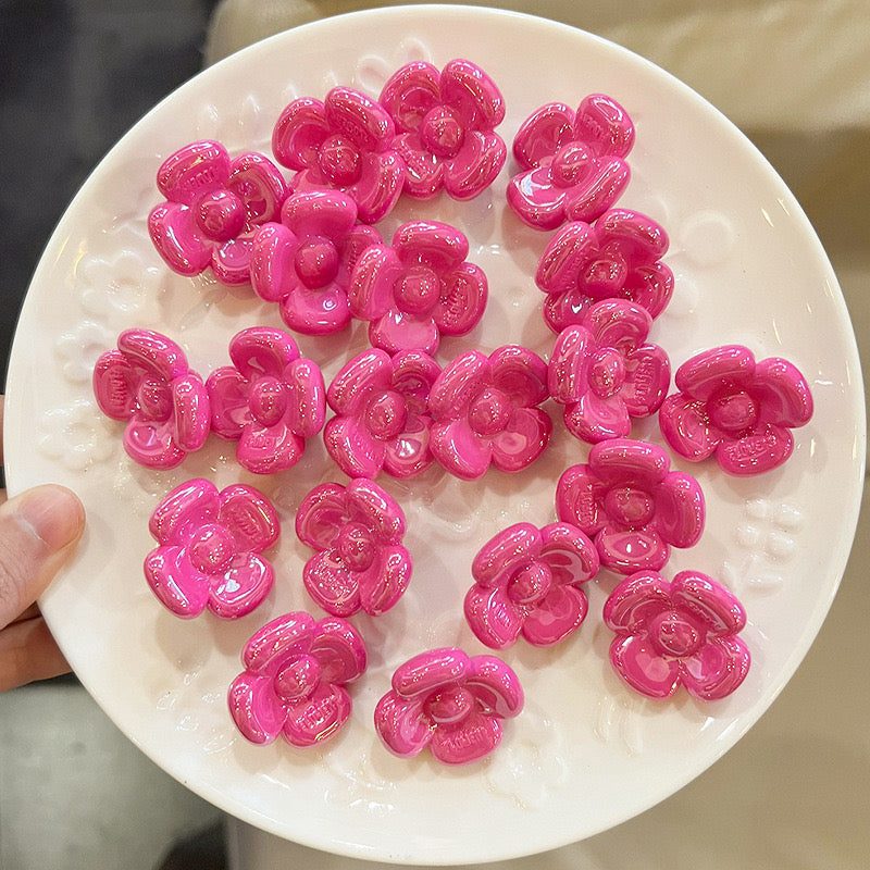 Floral Acrylic Charm