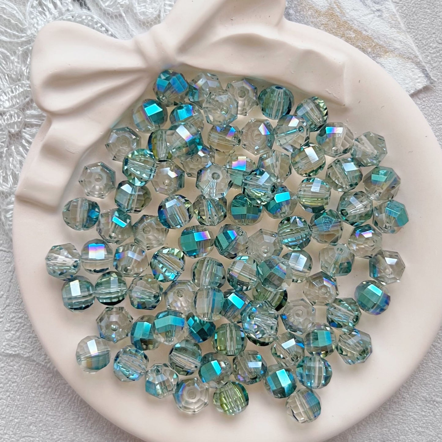 8mm Crystal Glass Beads