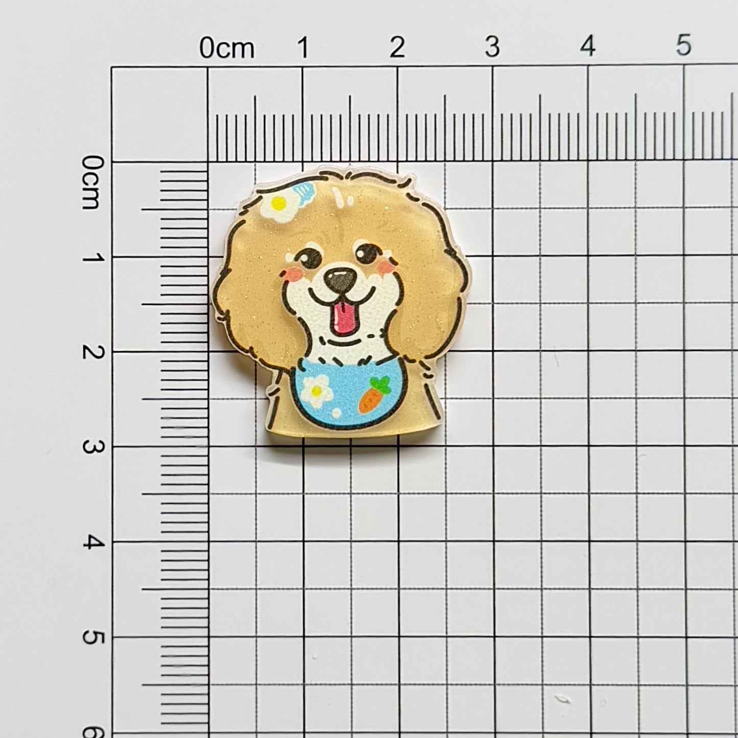 Cute Puppy Acrylic Patch