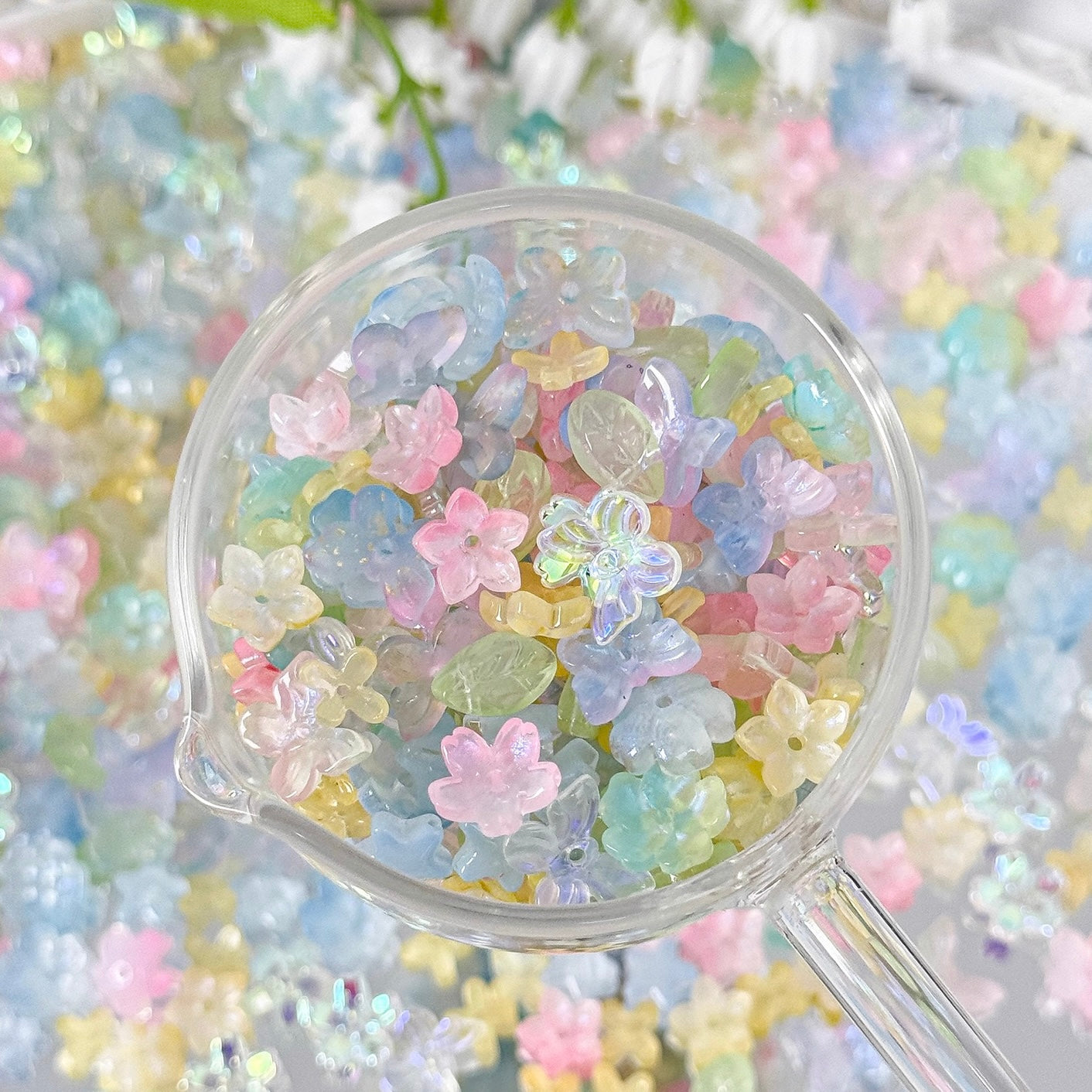 Butterfly Flower Bead String