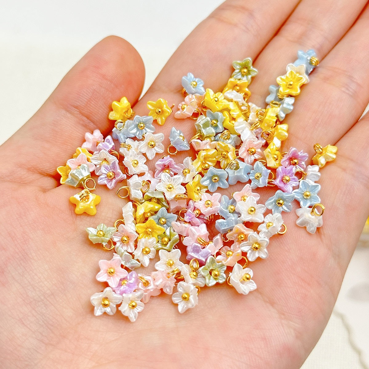 Flower-Shaped Beads