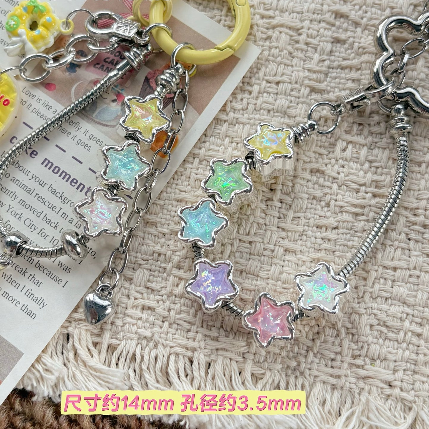 Star Alloy Beads