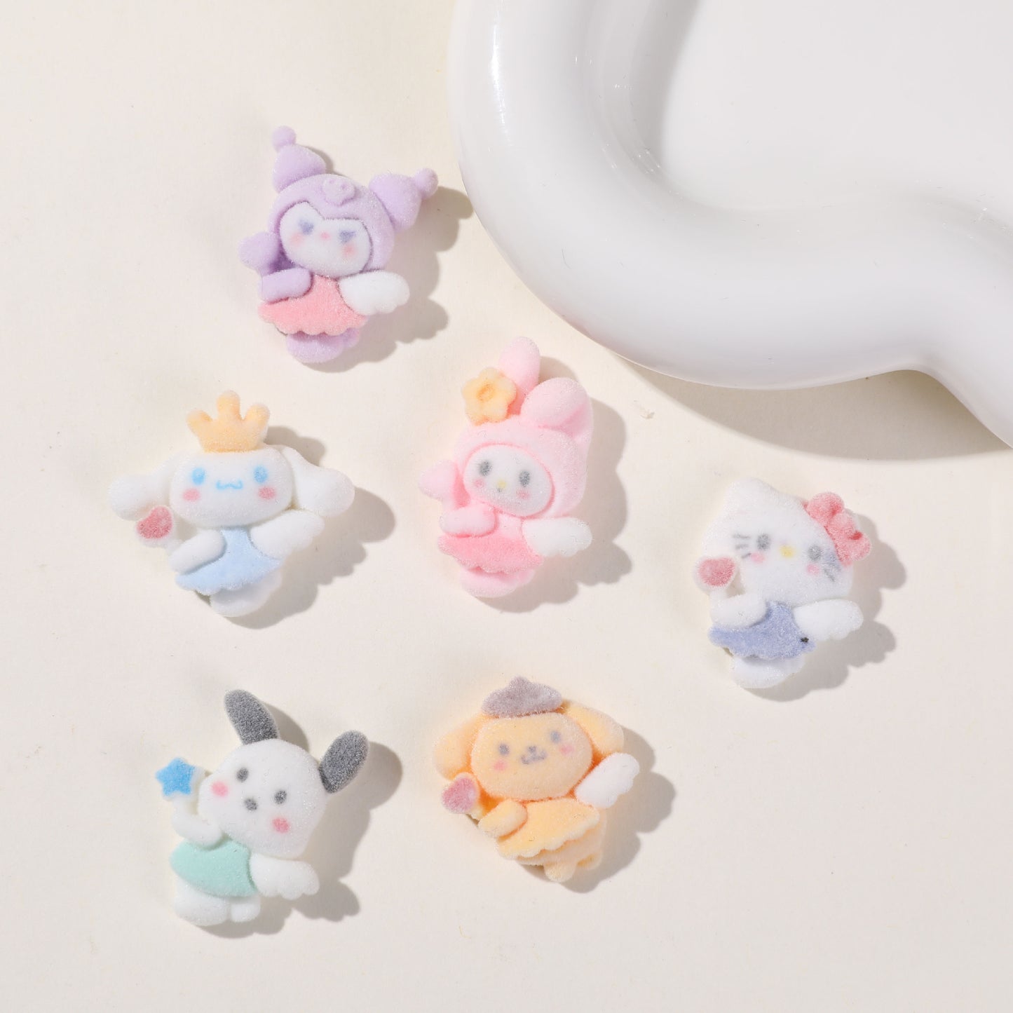 Flocked Sanrio Charm