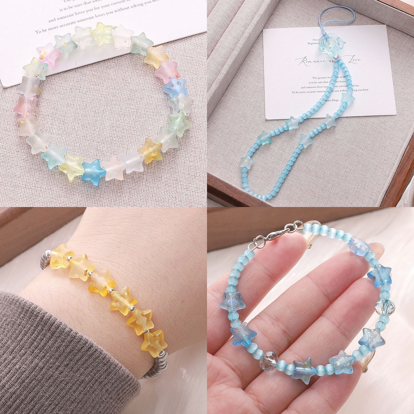 12-Color Star-Shaped Beads