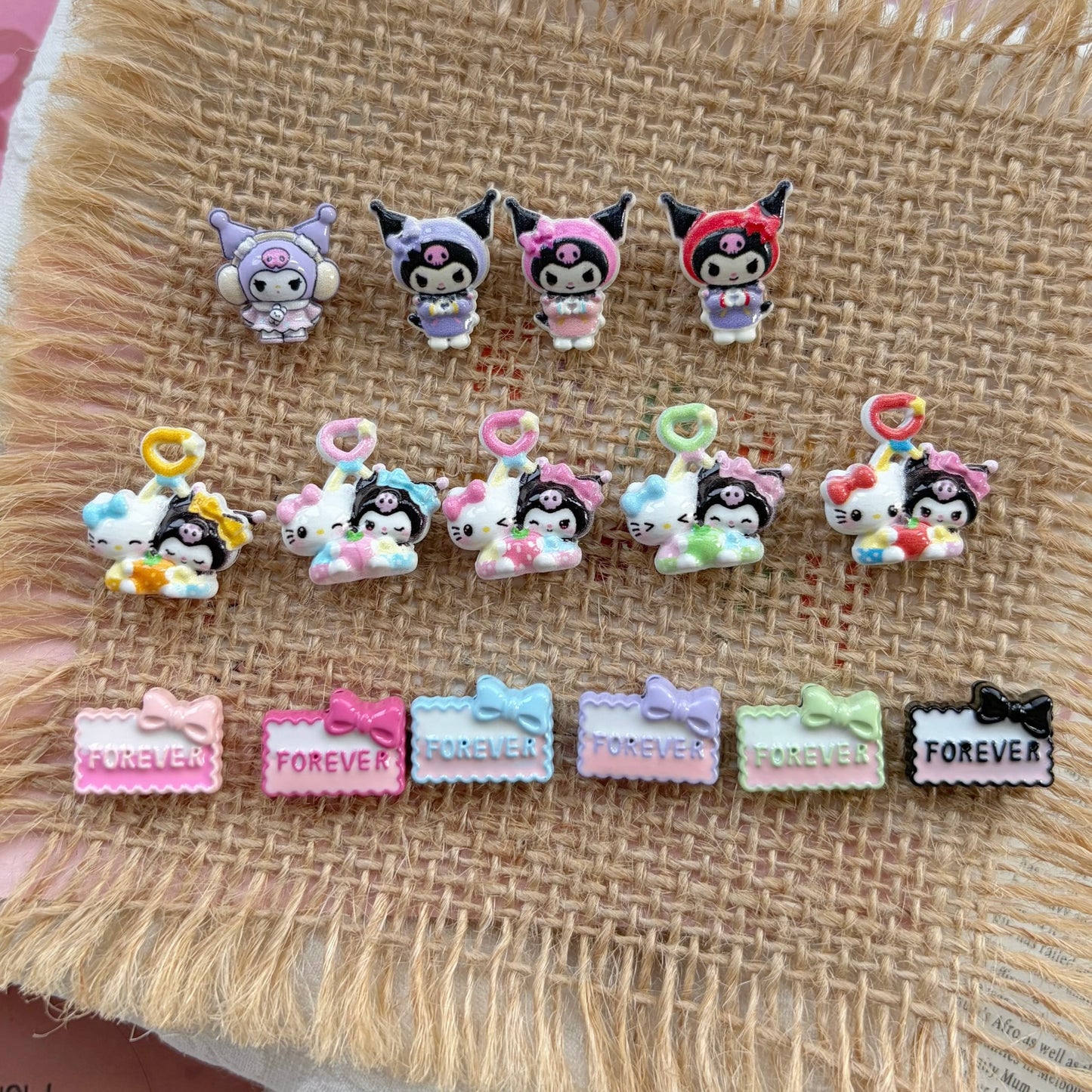 Cute Girl Alloy Beads