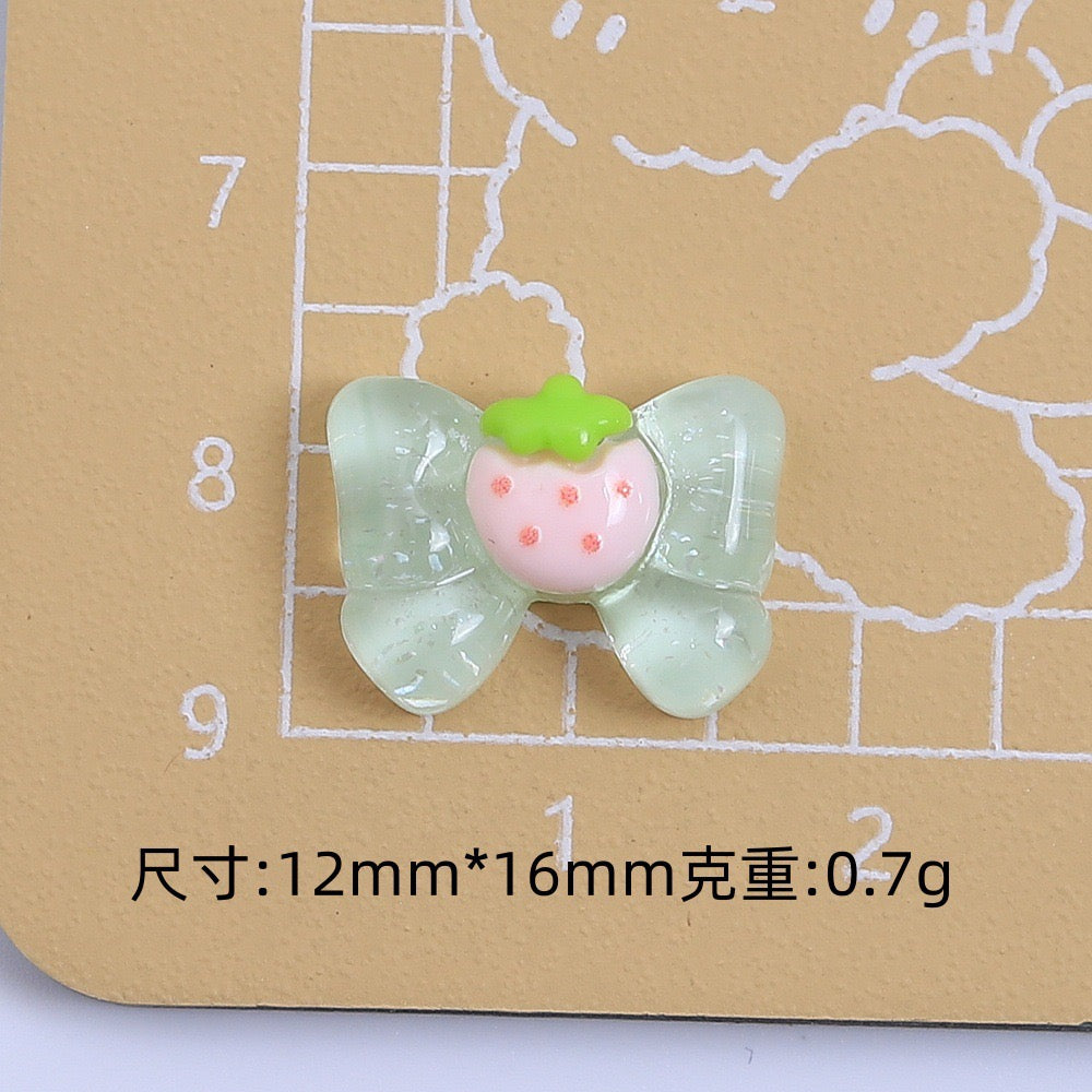 Strawberry Bow Charm