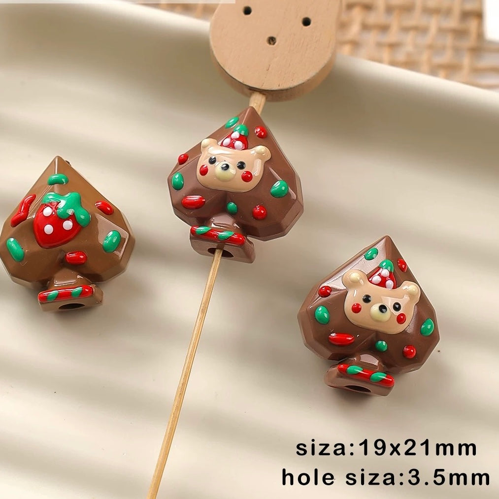 Cute Hand-Painted Beads