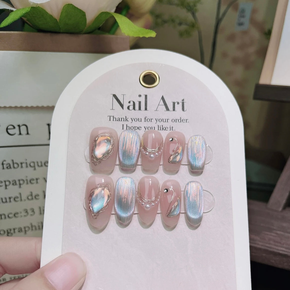 Cloud Fairy Handmade Nails