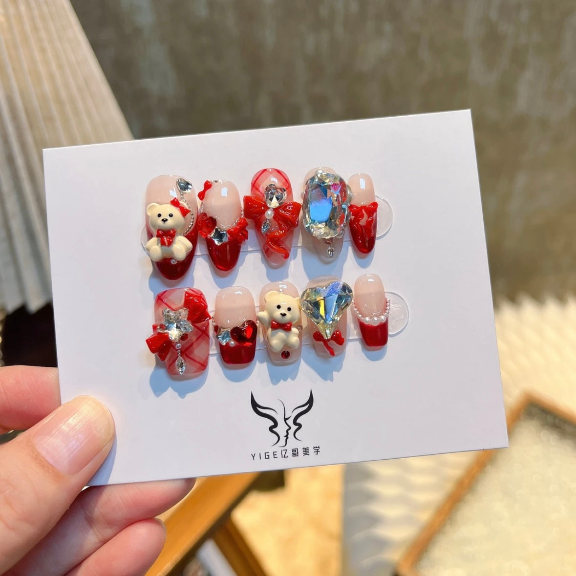 Handmade Bear Nails