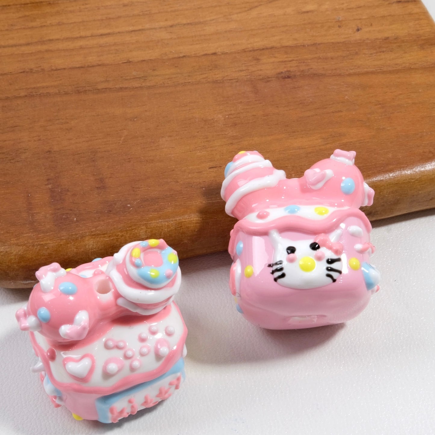 Cute Hand-Painted Beads