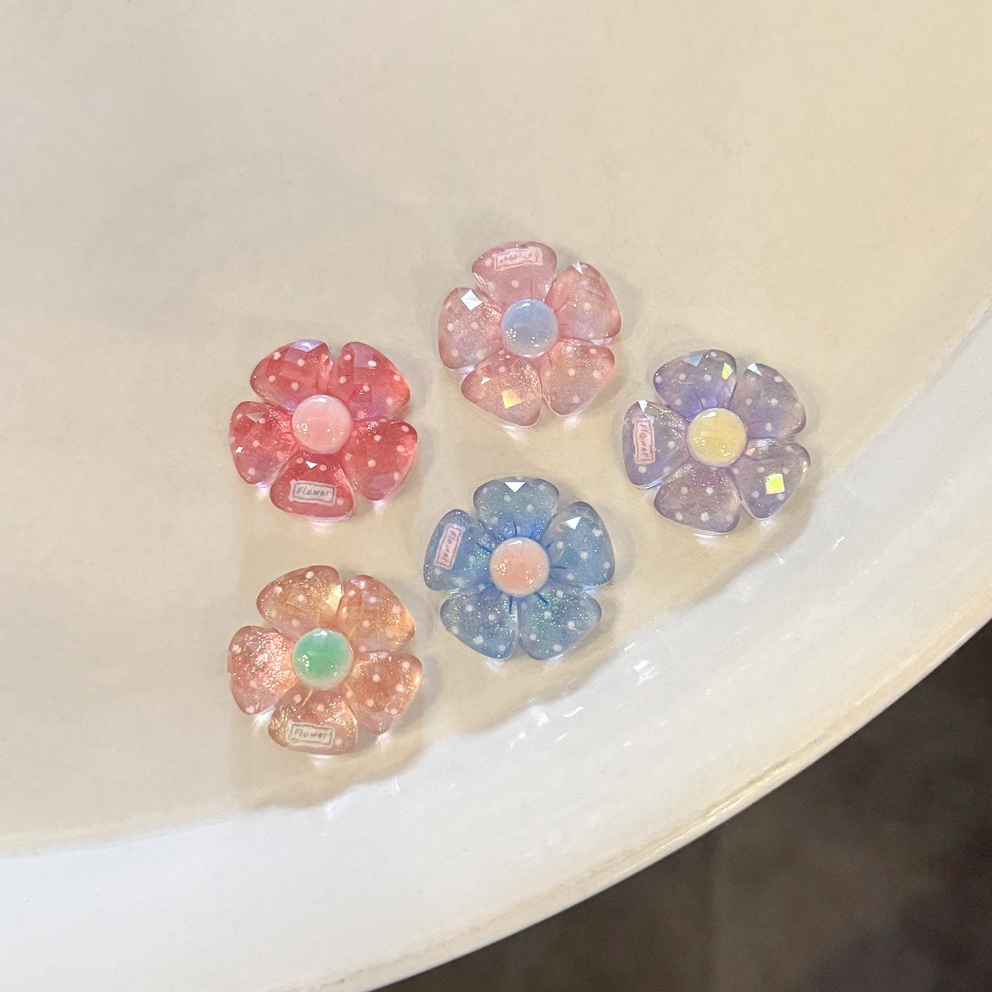 Flower Acrylic Charm