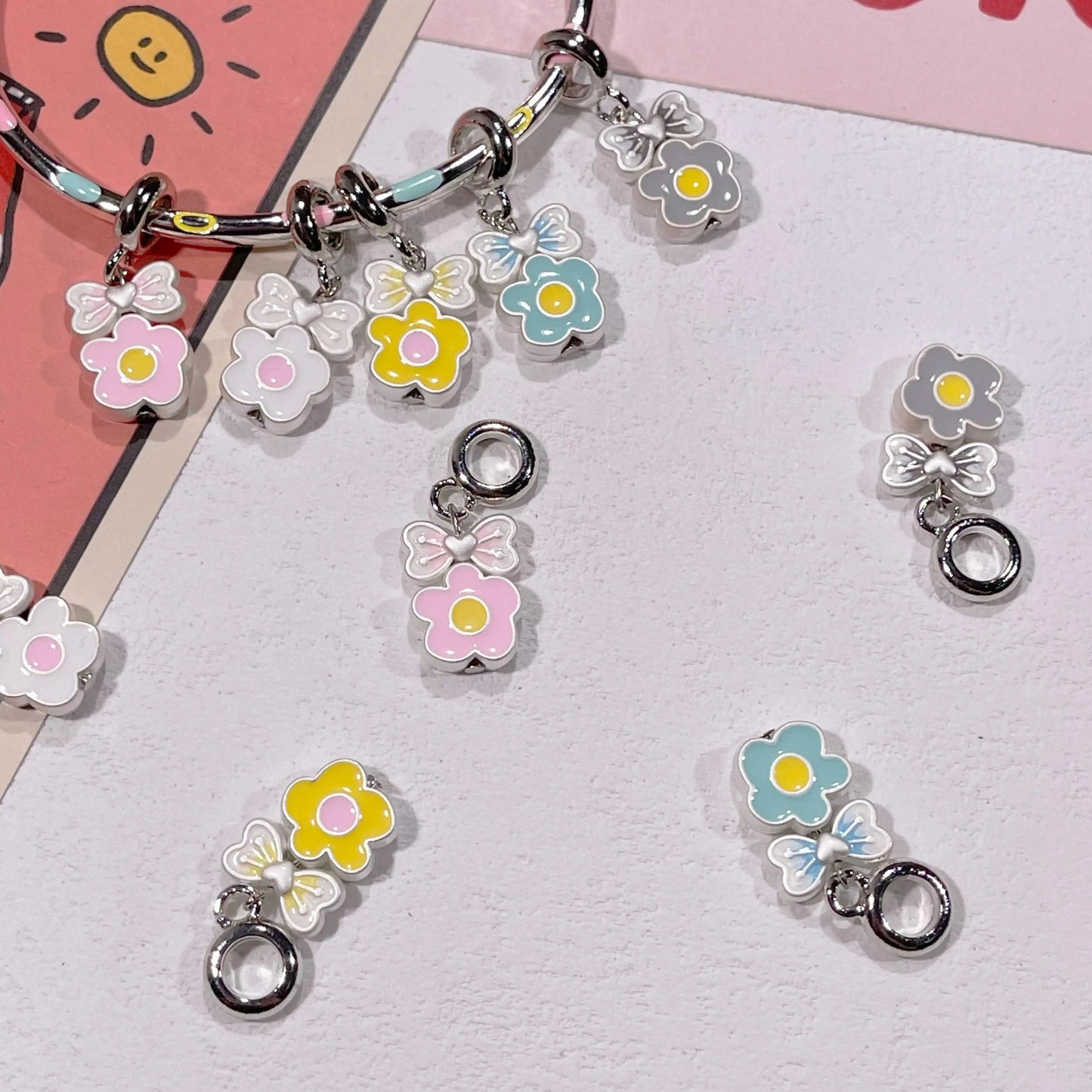 Flower Alloy Pendant
