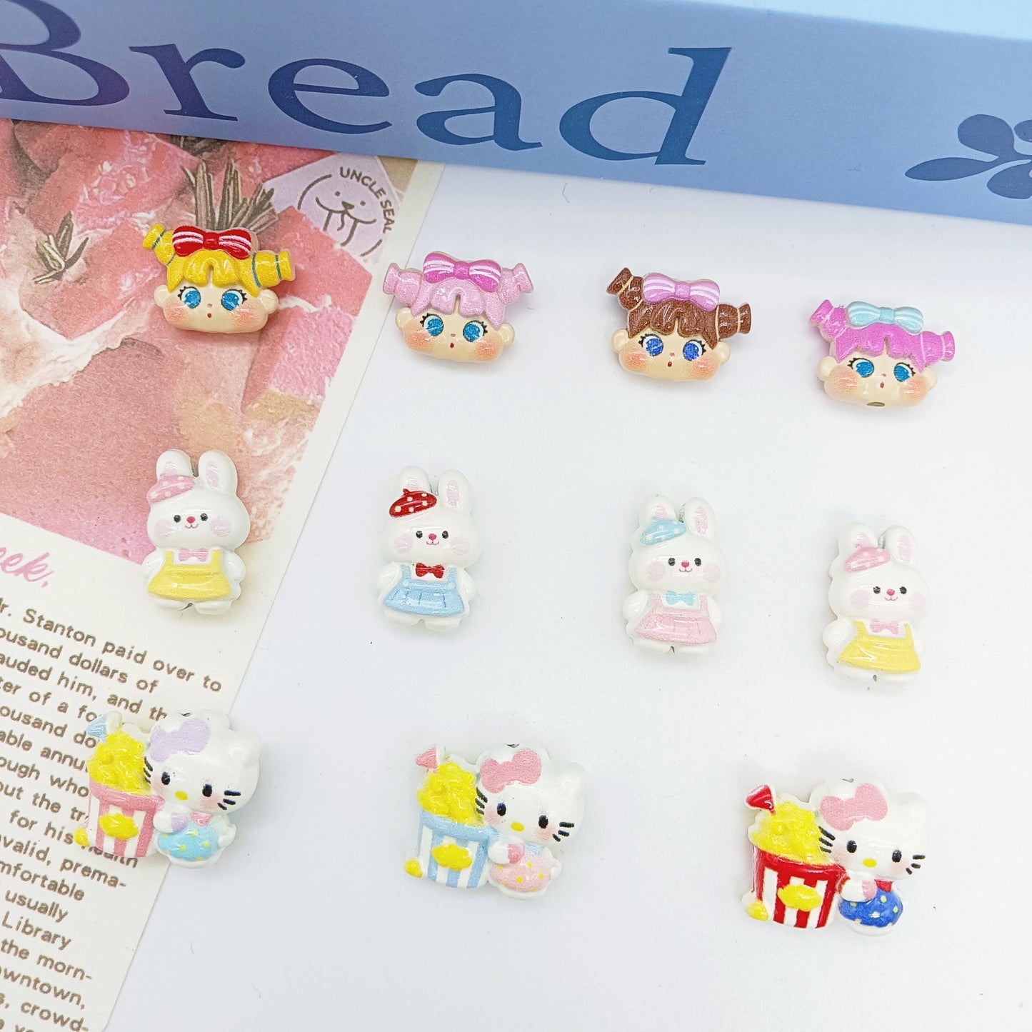Cute Girl Alloy Beads