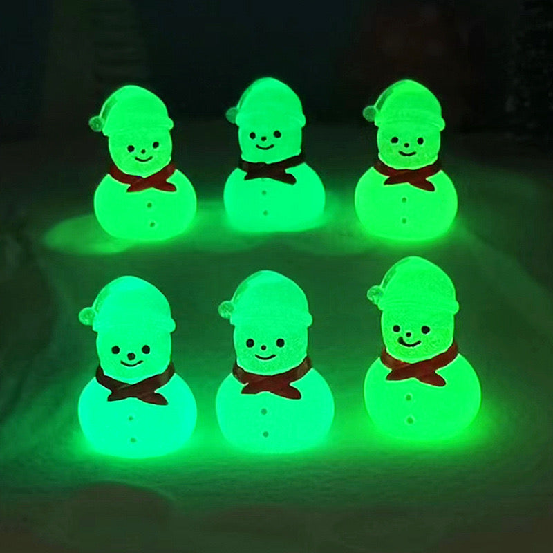 Glow-In-The-Dark Snowman Charm