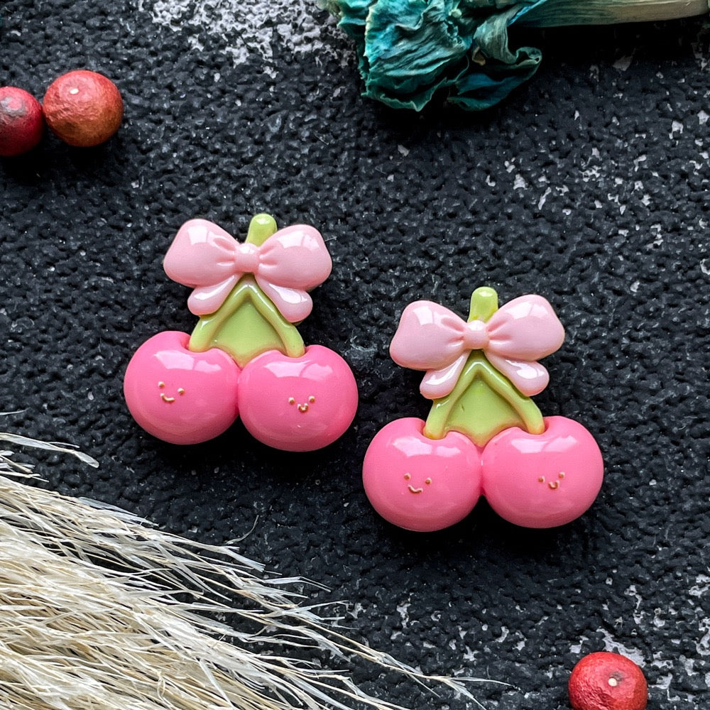 Cute Bunny Girl Resin Charms