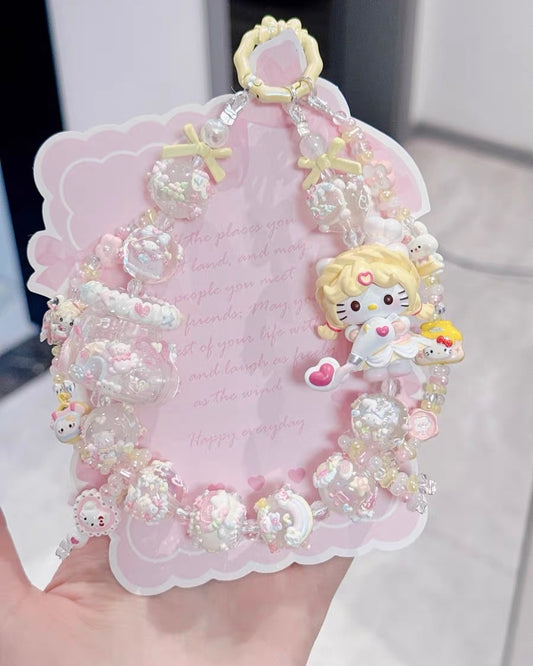Cute Girl Handmade Keychain