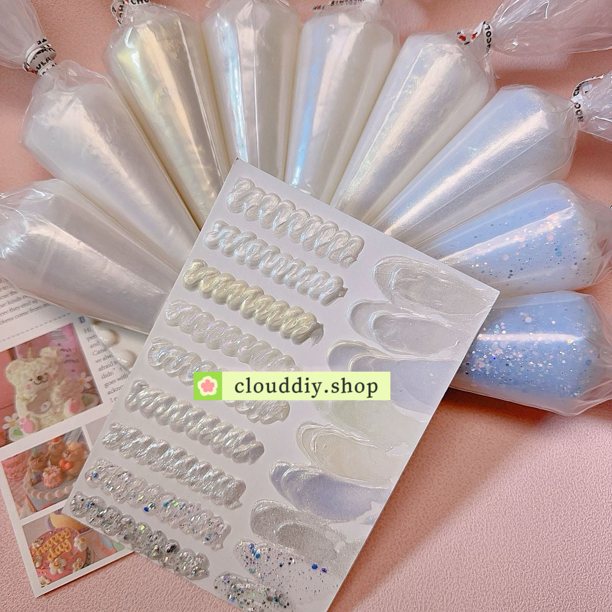 White-Colored Cream Glue