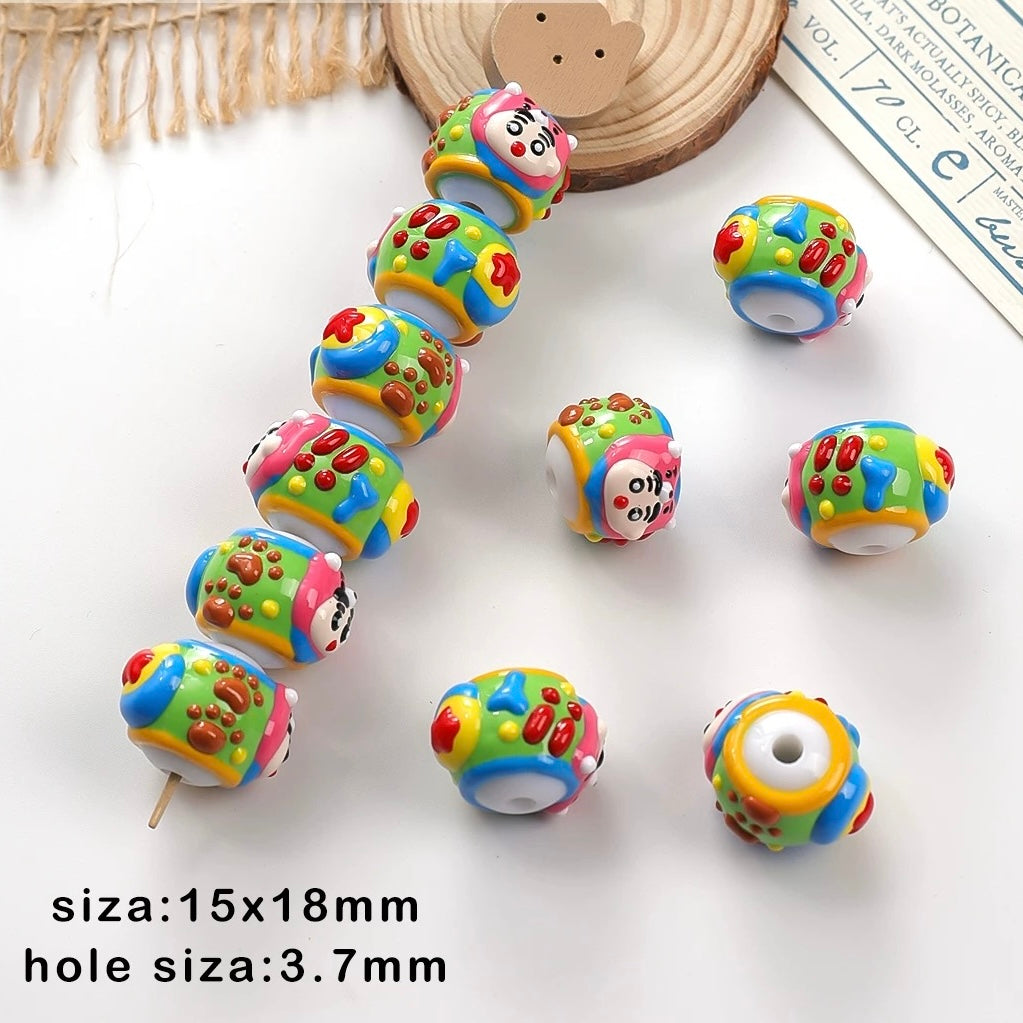 Crayon Shin-Chan Hand-Painted Beads