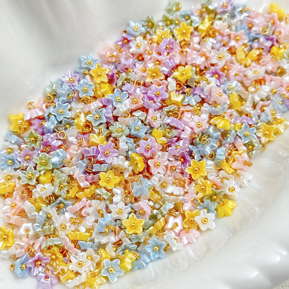 Flower-Shaped Beads
