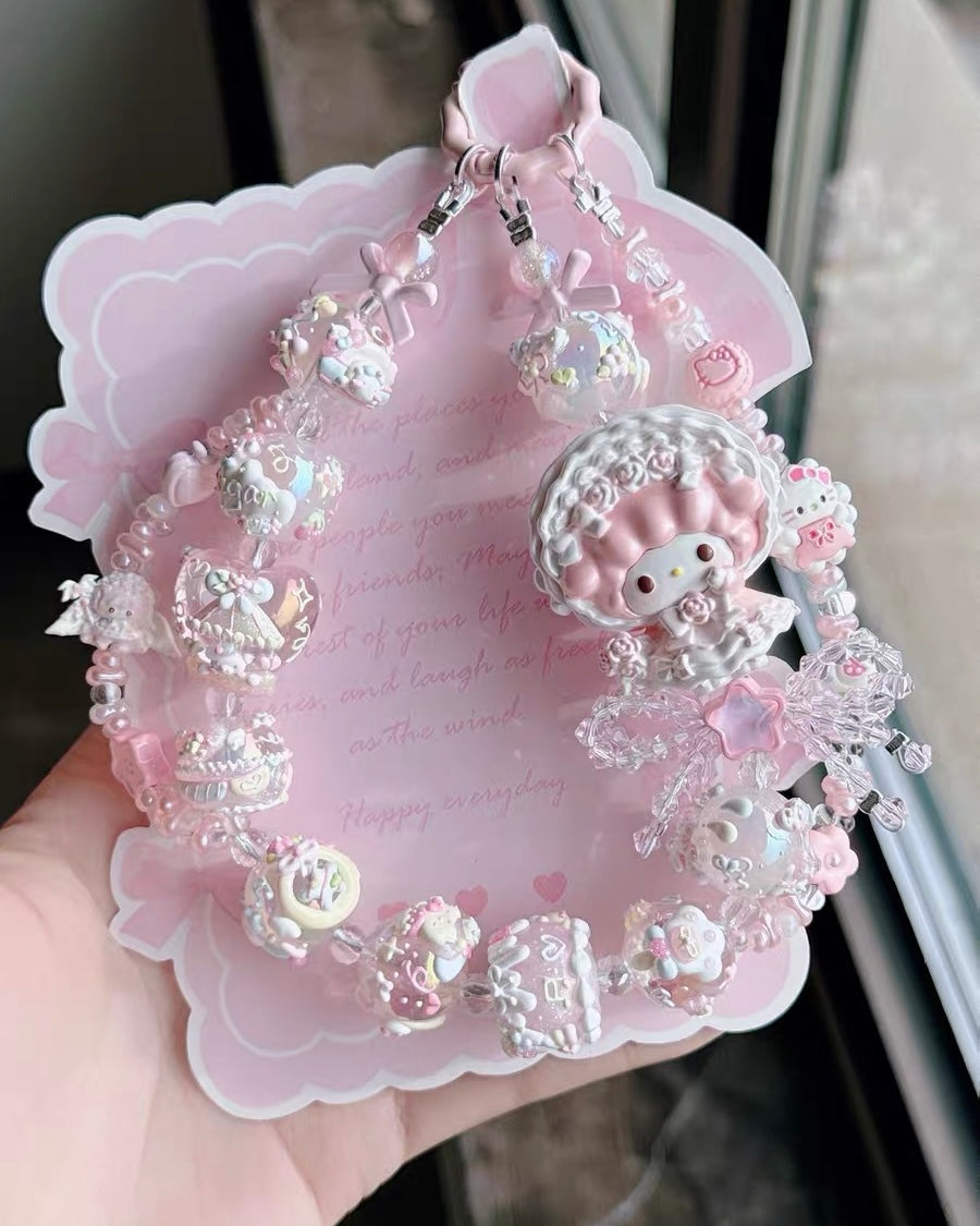 Cute Girl Handmade Keychain