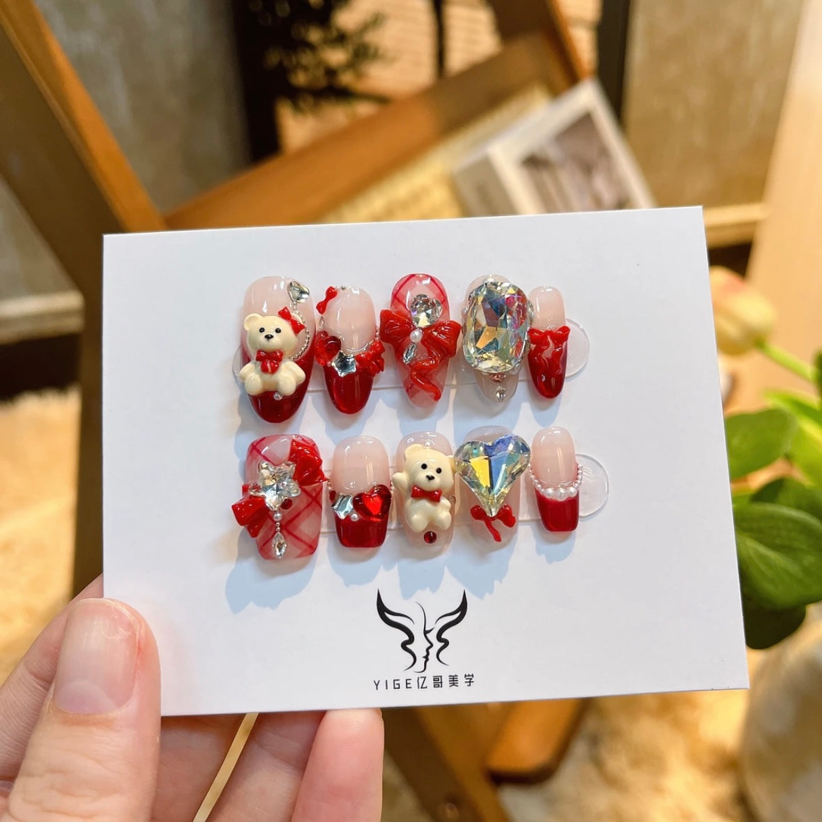 Handmade Bear Nails