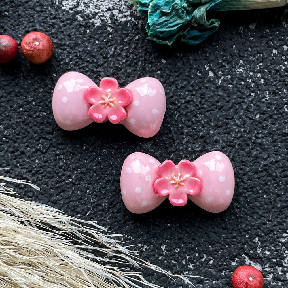 Cute Bunny Girl Resin Charms