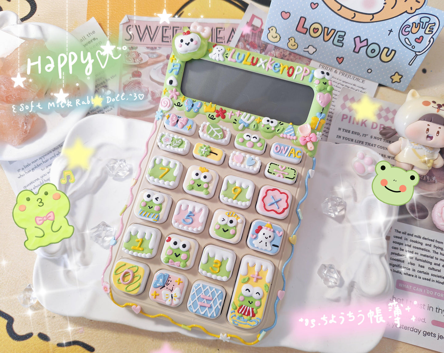 hand-Painted Calculator