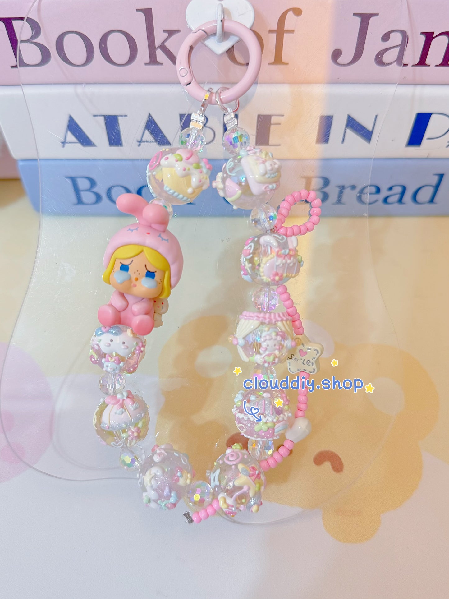 Crying Baby Handmade Keychain