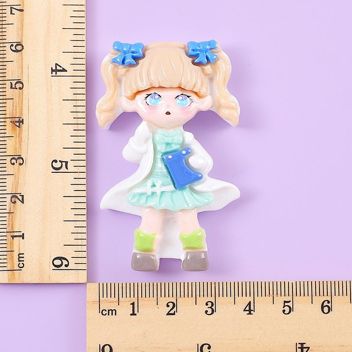 Large Cute Girl Charm