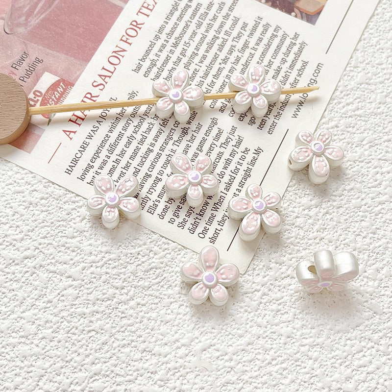 Flower Alloy Beaded