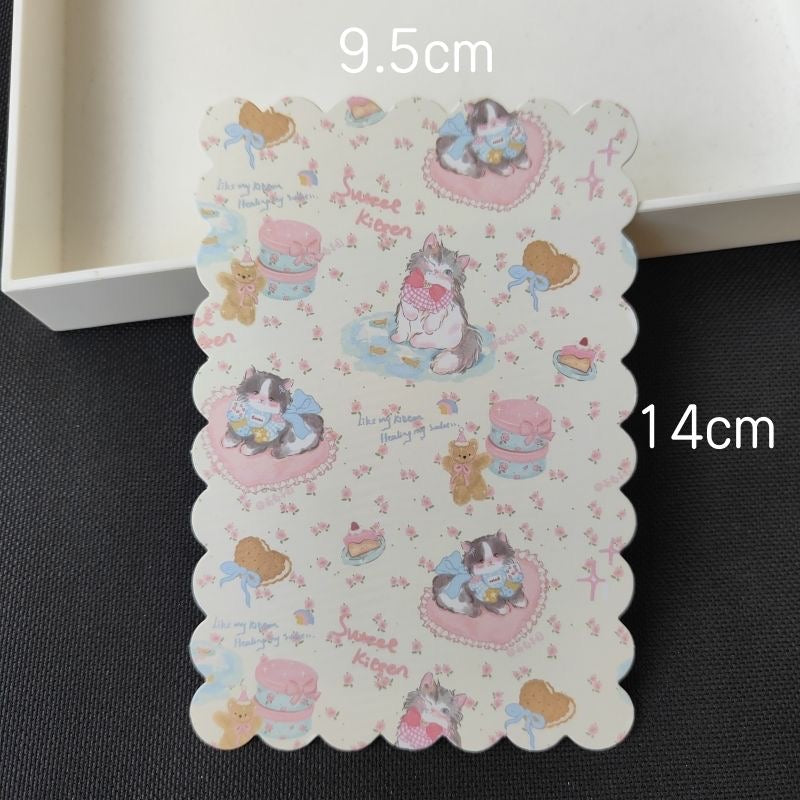 {Sync with video} Packaging Card Paper