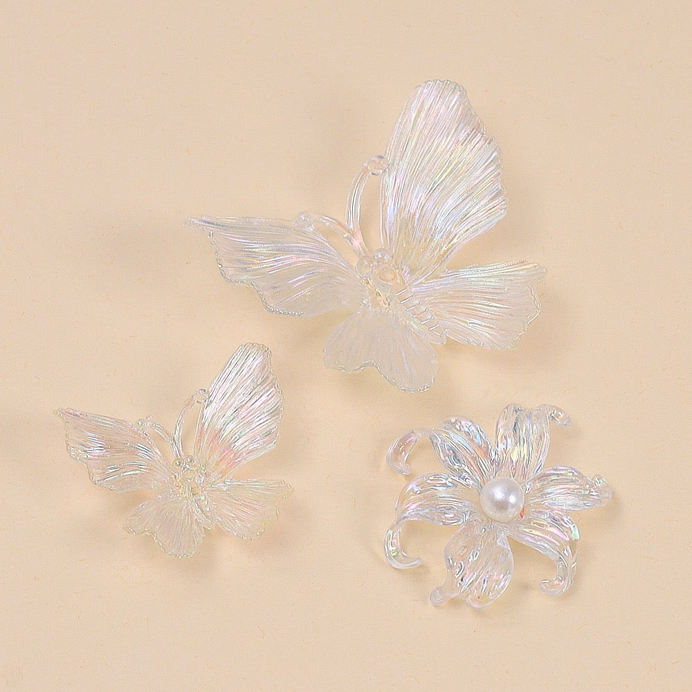Bow Flower Charm