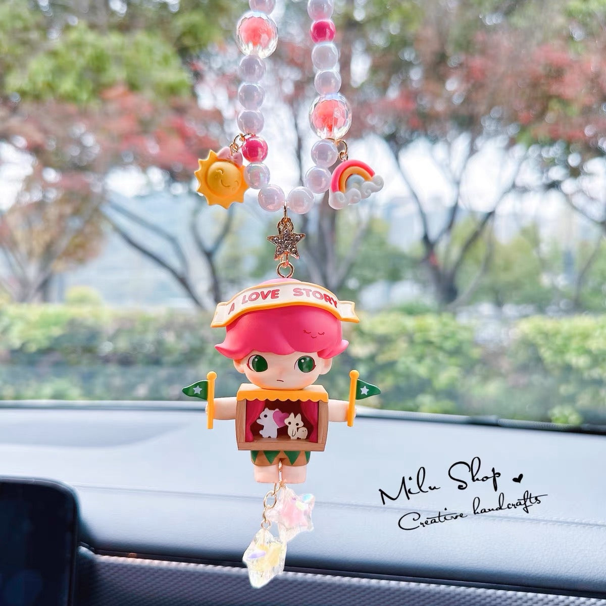 Dimoo Series Hand-Made Car Pendant – CloudDIY