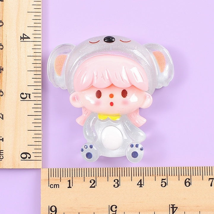 Large Glow-In-The-Dark Girl Charm